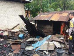 Ditinggal ke Ladang, Rumah Kayu  di Bukit Gompong Terbakar