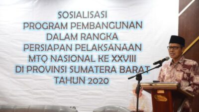Perantau Sangat Berperan Sukseskan MTQ Nasional ke 28 di Sumbar