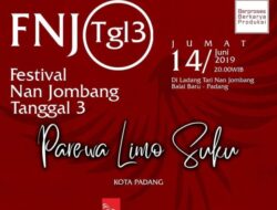 Malam Ini Grup Parewa Limo Suku Tampil  di FNJT3