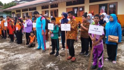 Siswa Sekolah Luar Biasa Berebut Utusan Tingkat Sumbar