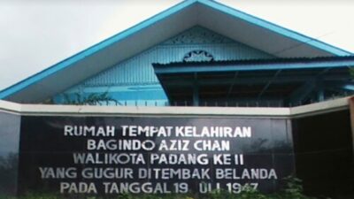 Hari Ini Museum Rumah Kelahiran Bagindo Aziz Chan Diresmikan