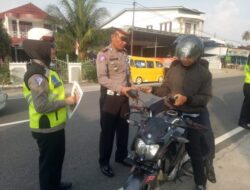 Hari Kelima Operasi Patuh Singgalang di Agam, 149 Kendaraan Ditilang