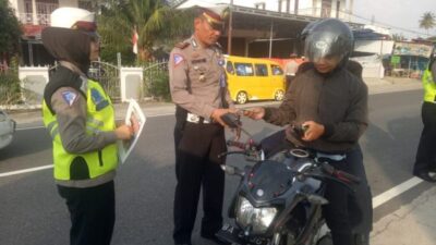 Hari Kelima Operasi Patuh Singgalang di Agam, 149 Kendaraan Ditilang