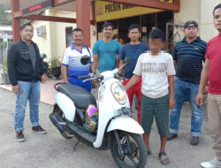 Maling Motor, Pemuda Asal Sawahlunto Ditangkap Polres Solok