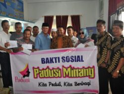 Ikatan Keluarga Tanah Datar dan PADUSI Bantu Korban Tragedi Wamena Pessel