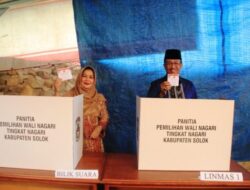 Pilwana Serentak 54 Nagari di Kabupaten Solok Lancar