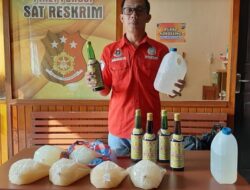 TKW dan Tuak Diamankan Polresta Pariaman