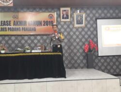 Tindak Pidana Turun, Kapolres Padang Panjang Belum Puas