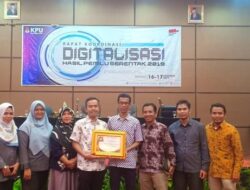 KPU Padang Raih Peringkat Pertama Lomba Digitalisasi Hasil Pemilu 2019