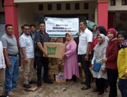 PT Mitra Kerinci Berikan Bantuan untuk Korban Banjir Badang
