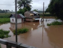 Batang Sinama Meluap Enam Kecamatan Dilanyau Banjir