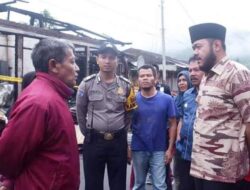 Walikota Padang Panjang Tinjau Lokasi Kebakaran