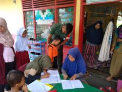 Babinsa Koramil 07/Pauh Kambar Monitor Kegiatan Posyandu