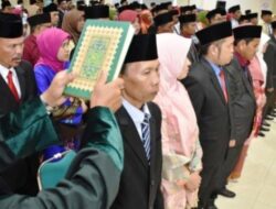 166 Pejabat Struktural Pemkab Agam Dilantik