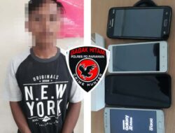 Pencuri 3 Handphone di Mushala Istiqomah Tertangkap