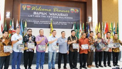 Deklarasi Peresmian Club Sepeda TNI AD, Letjen Tatang Sulaiman Pilih Bukittinggi 