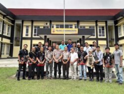 Kapolres Dharmasraya Jalin Silaturahmi dengan Wartawan