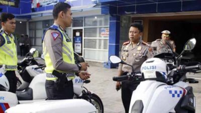 Kombes Pol Yofie Periksa Kesiapan Kendaraan Dinas Ditlantas Polda Sumbar