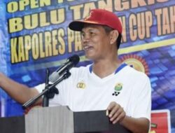 Polresta Pariaman Gelar Turnamen Bulutangkis