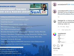 Susi Air Buka Lowongan Kerja untuk Lulusan SMA/SMK  dan S1, Cek Syaratnya