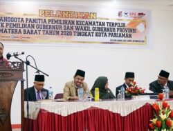 KPU Kota Pariaman Lantik 20 PPK