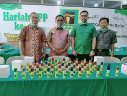 Cegah Covid 19, PPP Sumbar Bagi-bagi Hand Sanitizer