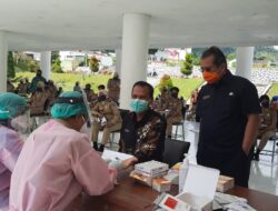 Cegah Penyebaran Virus Corona, IPDN Kampus Sumbar Jalani Rapid Test