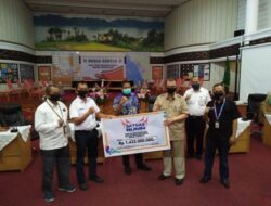 Pemprov Sumbar Terima Bantuan Penanggulangan Covid-19 dari Satgas Bencana Nasional BUMN