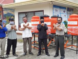 Pemkab Agam Serahkan Empat Unit Tandon Air untuk Pasar Baso