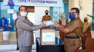 Labor Dinas Lingkungan Hidup Pasaman Produksi Hand Sanitizer