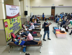 Ratusan Kantong Darah Terkumpul, Donor Darah PMI-HBT Berlanjut di Jakarta
