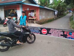 Lindungi Nagari Dari Corona, Satgas Siaga Covid-19 Nagari di Baso Buat Portal