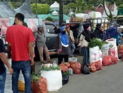 Pedagang Pasar Bukit Surungan Mulai Patuhi PSBB