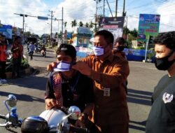 Kolaborasi 234 SC – Pemuda Pancasila, Bagikan Masker dan Sembako