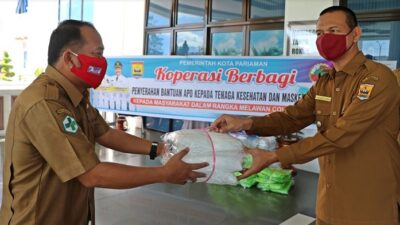 20 Koperasi di Kota Pariaman Beri Bantuan APD untuk Tenaga Kesehatan