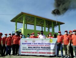 HBT Serahkan Alat Pemusnah Limbah Medis ke Pemko Padang