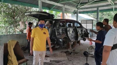 Genius Umar Tabik Rabo Mobnas Rusak Parah Diinapkan di TPST
