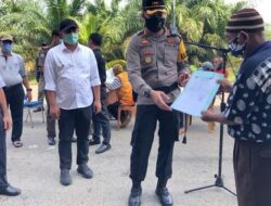 Rapid Tes 240 Penyedia Jasa Angkutan Negatif, Kapolres Dharmasraya Dukung Pemkab
