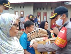 Polres Agam Salurkan Sembako untuk Korban Longsor Tanjung Sani