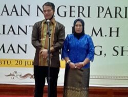 Pisah Sambut Kajari Pariaman dengan Protokol Kesehatan