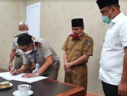 Bupati Dharmasraya dan Kepala BPN Kerja Sama Sertifikasi Aset Tanah Pemda
