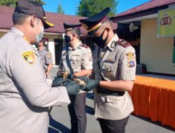 Mutasi di Polres Solok, Empat Pejabat Diserahterimakan