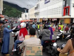 Satgas Covid Perketat Pengawasan di Pasar Pusat Padang Panjang