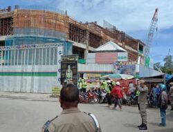 Pembangunan Pasar Rakyat Pariaman Sudah 57 Persen