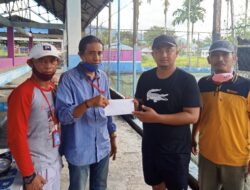 Bupati Dharmasraya Bantu Tim Relawan Bersatu Sungai Rumbai Timur
