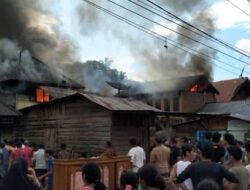 Terbakar, Lima Unit Rumah Jadi Abu di Panti