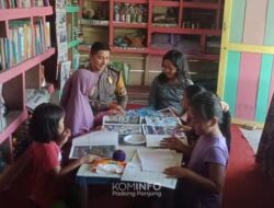 Diko Mahaputra, Bhabinkamtibmas Ganteng Itu Peduli Literasi