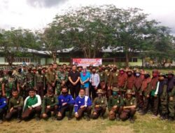 Bupati dan Dandim Goro di SMKN 1 Koto Baru