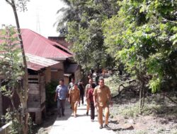 Tim Monitoring Nagari Padang Mantinggi Tinjau Realisasi Bangunan Fisik ADD