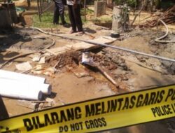 Sedang Dikerjakan, Sumur Bor Mengeluarkan Gas dan Api di Ranah Pesisir